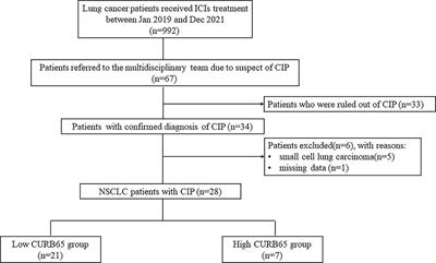 The CURB65 score predicted 180-day mortality of non-small cell lung carcinoma patients with immune checkpoint inhibitor-associated pneumonitis: A pilot retrospective analysis